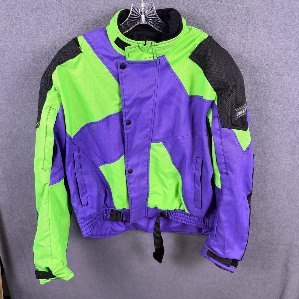 VTG Joe Rocket Ballistic Meteor Motorcycle Jacket Mens L Retro Biker The Joker